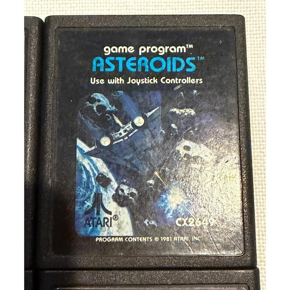 Atari 2600‎ Game Lot Berzerk Asteroids Combat Stampede Activision CX2650 CX2649